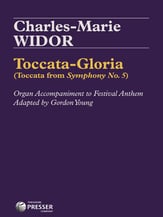 Toccata Gloria  organ Part Instrumental Parts choral sheet music cover